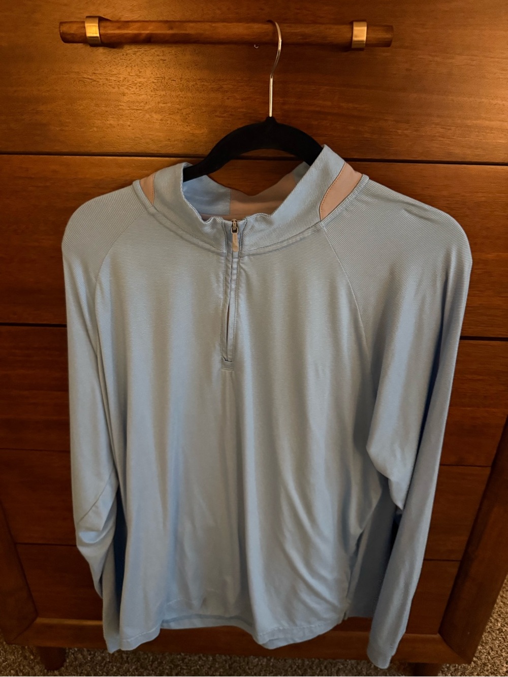 Johnnie-O Light Blue Quarter Zip
